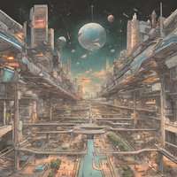 Kuva tulevaisuuden kaupungista